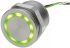 Piezo-gomb PSE M22R zöld