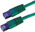 Roline Green Cat5e Cable S/FTP, 10m Male RJ45/Male RJ45 Terminated