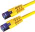 Roline Yellow Cat6 Cable, S/FTP, Male RJ45/Male RJ45, Terminated, 10m