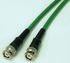 Cable coaxial KX6A Radiall, 75 Ω, con. A: BNC, Macho, con. B: BNC, Macho, long. 6m Verde