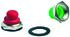 Osłona gumowa przycisków, Osłona, do uzytku z: Łącznik przyciskowy serii 1200, 4700, 4800, Zielony