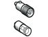 LED-es fényvető izzólámpa Narancs, lámpa alsó rész: BA9, 24 V ac/dc