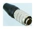 Hirose Circular Connector, 6 Contacts, Cable Mount, Micro Connector, Plug, Male, HR25 Series