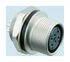 Hirose Circular Connector, 20 Contacts, Panel Mount, Micro Connector, Socket, Male, HR25 Series