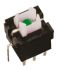 Copal Electronics Illuminated Push Button Switch, Momentary, DPDT