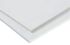 White Plastic Sheet, 590mm x 285mm x 2mm, Epoxy Resin, Glass Fibre
