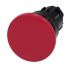 Siemens SIRIUS ACT Series Red Round Push Button Head, Momentary Actuation, 22mm Cutout