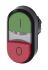 Testa a pulsante tipo Instabile 3SU1000-3BB42-0AK0 Siemens serie SIRIUS ACT, Verde,Rosso
