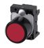 Siemens Round Red Push Button Head - Momentary, SIRIUS ACT Series, 22mm Cutout