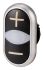 Eaton RMQ Titan M22 Series Black Momentary Push Button, 22mm Cutout, IP66, IP67, IP69K
