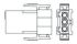 TE Connectivity, Metrimate Female Connector Housing, 5mm Pitch, 3 Way, 1 Row