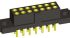 Conector hembra para PCB HARWIN serie M80, de 26 vías en 2 filas, paso 2mm, 120 V, 12A, Montaje en orificio pasante,