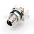 Amphenol Industrial Circular Connector, 4 Contacts, Panel Mount, M8 Connector, Plug, Male, IP68, M Series