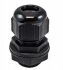 Alpha Wire FIT Series Black PA 6 Cable Gland, NPT 3/8in Thread, 5mm Min, 10mm Max, IP66, IP68