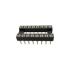 RS PRO 2.54mm Pitch Vertical 16 Way, Through Hole Turned Pin IC Dip Socket, 3A