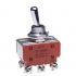 NKK Switches Toggle Switch, Panel Mount, On-Off-On, DPDT, Screw Terminal, 30 V dc, 125V ac