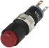 Indicador LED EAO, Rojo, lente prominente, marco Negro, Ø montaje 8mm, 2.2V dc, 20mA