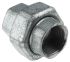 Georg Fischer Black Oxide Malleable Iron Fitting Taper Seat Union, Female BSPP 3/4in to Female BSPP 3/4in