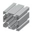FlexLink Silver Aluminium Profile Strut, 88 x 88 mm, 11mm Groove, 2000mm Length, Series XC