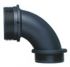 Adaptaflex 90° Elbow, Conduit Fitting, 28mm Nominal Size, PG21, Nylon 66, Black