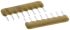 Bourns, 4600X 220Ω ±2% Bussed Resistor Array, 7 Resistors, 1W total, SIP, Through Hole
