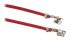 HARWIN Female M40 Crimp Terminal to Unterminated Crimped Wire, 150mm, 0.08mm², Red