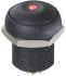 APEM Illuminated Push Button Switch, Momentary, Panel Mount, 14.8mm Cutout, SPST, Red LED, 250V ac, IP67