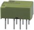 Panasonic PCB Mount Latching Signal Relay, 12V dc Coil, 1A Switching Current, DPDT