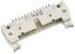 Harting SEK 18 Series Straight Through Hole PCB Header, 50 Contact(s), 2.54mm Pitch, 2 Row(s), Shrouded