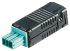 Wieland BST14i Series Connector, 2-Pole, Female, Cable Mount, 3A, IP20