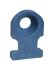 Thomas & Betts Blue Cable Tie Mount 12.7 mm x 19.05mm, 4.8mm Max. Cable Tie Width