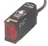 Fotoelektrický snímač, řada: E3S 10 mm → 200 mm LED Blok Zapojený kabel, výstup: NPN IP67
