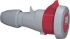 Legrand, P17 Tempra Pro IP66, IP67 Red Cable Mount 3P + N + E Industrial Power Socket, Rated At 16A, 415 V