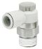 SMC AS Series Threaded Speed Controller, UNF 10-32 Male Inlet Port x 1/8in Tube Outlet Port