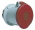 ABB, Easy & Safe IP44 Red Panel Mount 3P+N+E Industrial Power Socket, Rated At 64A, 415 V