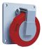 ABB, Tough & Safe IP67 Red Panel Mount 3P+E Industrial Power Socket, Rated At 32A, 415 V