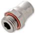 Legris LF3600 Series Straight Threaded Adaptor, G 3/8 Male to Push In 8 mm, Threaded-to-Tube Connection Style