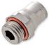 Legris LF3600 Series Straight Threaded Adaptor, G 1/4 Male to Push In 10 mm, Threaded-to-Tube Connection Style