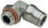 Legris LF3600 Series Elbow Threaded Adaptor, G 1/4 Male to Push In 4 mm, Threaded-to-Tube Connection Style