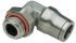 Legris LF3600 Series Elbow Threaded Adaptor, G 1/8 Male to Push In 8 mm, Threaded-to-Tube Connection Style