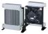 RS PRO BC series 12V dc Hydraulic Oil Cooler, 25 to 100L/min max, 16 (Dynamic) bar, 25 (Static) bar max