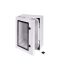 Fibox ARCA Series Polycarbonate Wall Box, IP66, Viewing Window, 400 mm x 300 mm x 150mm