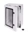 Fibox ARCA Series Polycarbonate Wall Box, IP66, Viewing Window, 600 mm x 400 mm x 210mm