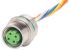 HARTING Female 4 way M12 to Unterminated Sensor Actuator Cable, 5m