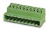 Phoenix Contact UMSTBVK 2.5/ 5-STF-5.08 Series Green DIN Rail Terminal Block, Screw Termination