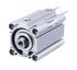 SMC Pneumatic Compact Cylinder - 32mm Bore, 5mm Stroke, Double Acting