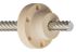 Igus Flanged Round Nut For Lead Screw, Dia. 6.35mm