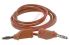 Mueller Electric, 20A, 3kV, Red, 1m Lead Length