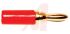 Mueller Electric Red Male Banana Plug, 5A