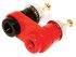 Mueller Electric Red Female Test Socket, 2mm Connector, 5A
